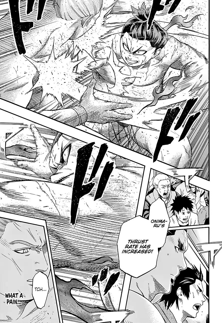 Hinomaru Zumou Chapter 184 page 7 - Chapter 184: A Tour Through Hell