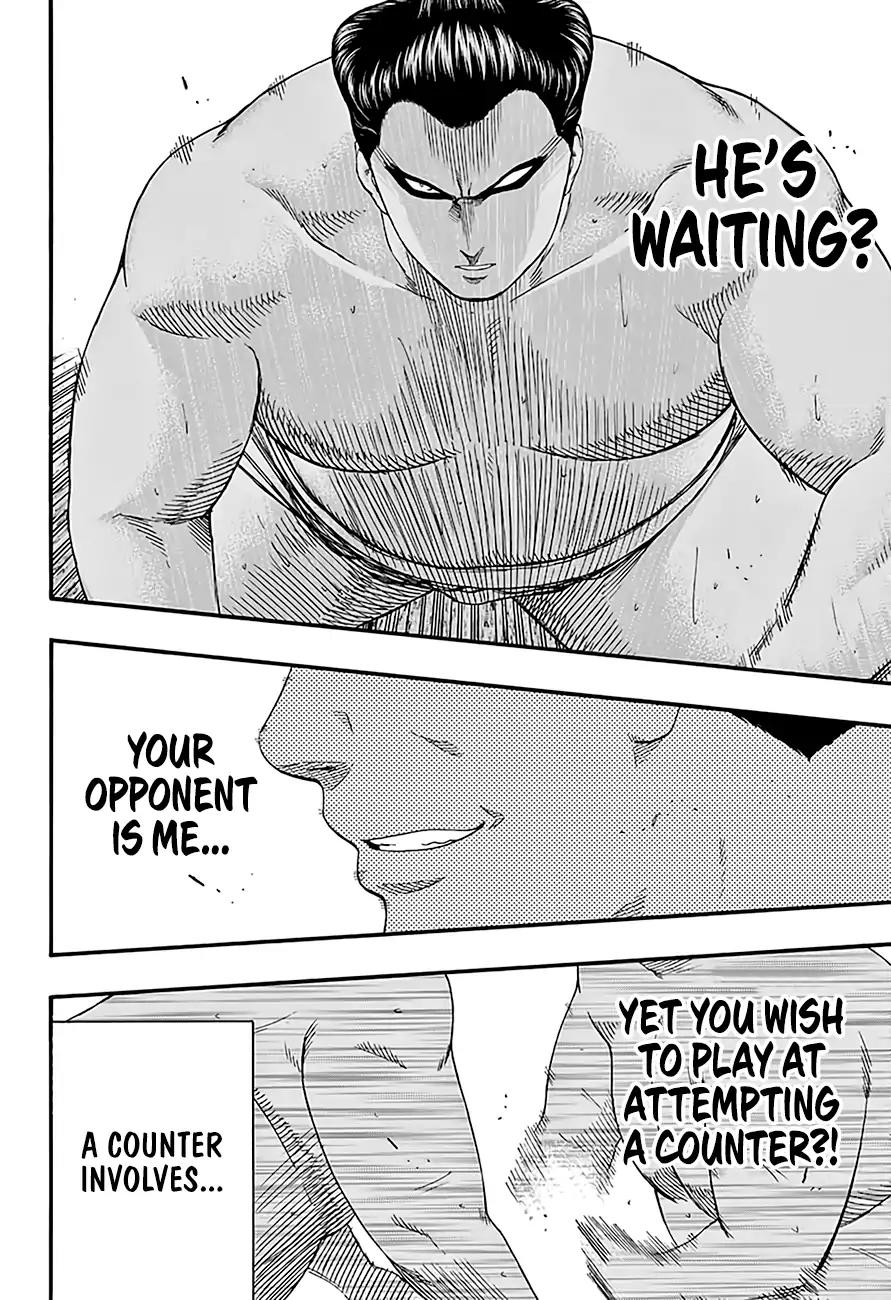 Hinomaru Zumou Chapter 187 page 10 - Chapter 187: Jinou Vs. Doujikiri Yasutsuna 1