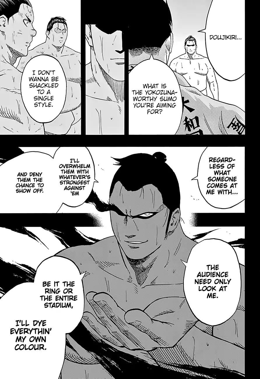 Hinomaru Zumou Chapter 187 page 15 - Chapter 187: Jinou Vs. Doujikiri Yasutsuna 1