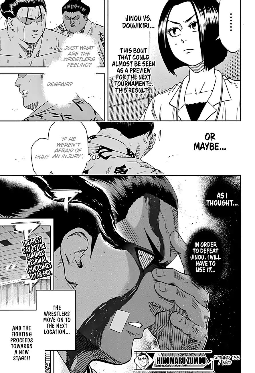 Hinomaru Zumou Chapter 188 page 18 - Chapter 188: Jinou Vs. Doujikiri Yasutsuna 2