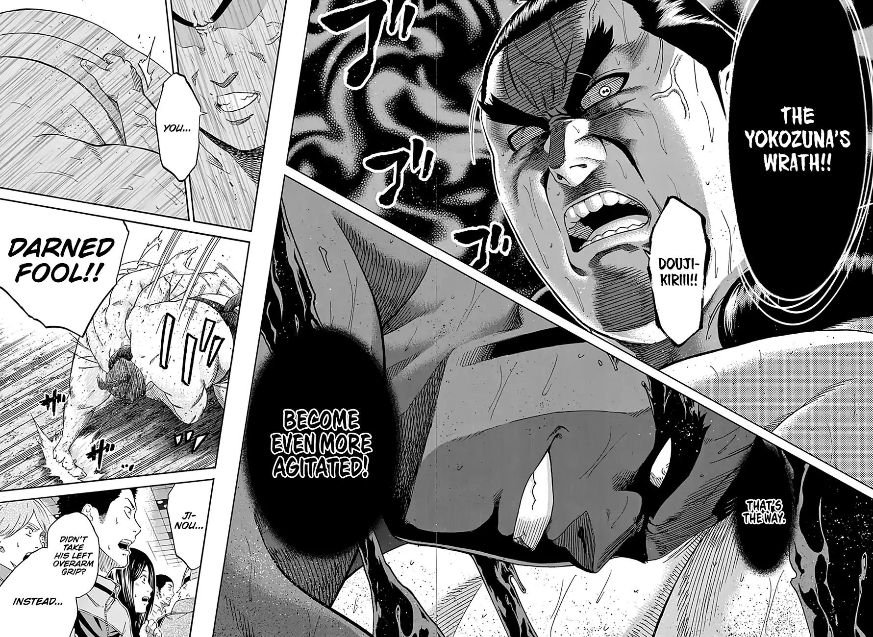 Hinomaru Zumou Chapter 188 page 4 - Chapter 188: Jinou Vs. Doujikiri Yasutsuna 2