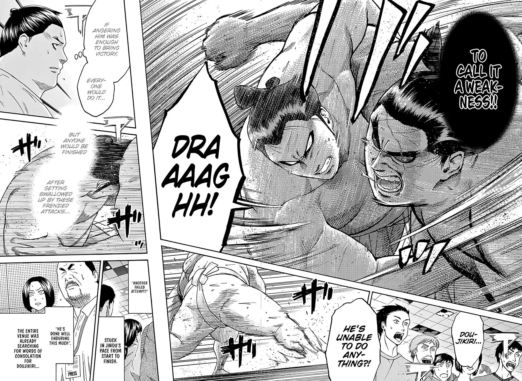 Hinomaru Zumou Chapter 188 page 7 - Chapter 188: Jinou Vs. Doujikiri Yasutsuna 2