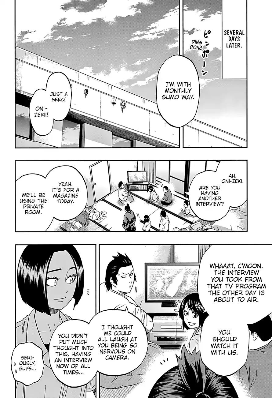 Hinomaru Zumou Chapter 190 page 18 - Chapter 190: Rankings Announced