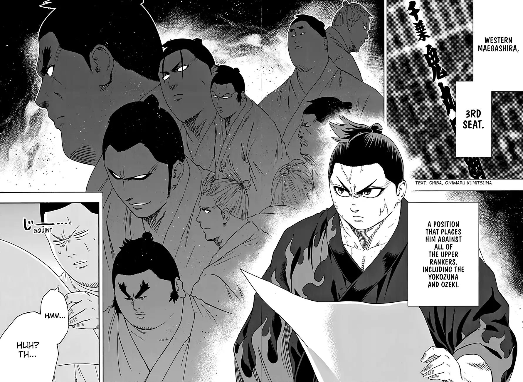 Hinomaru Zumou Chapter 190 page 3 - Chapter 190: Rankings Announced