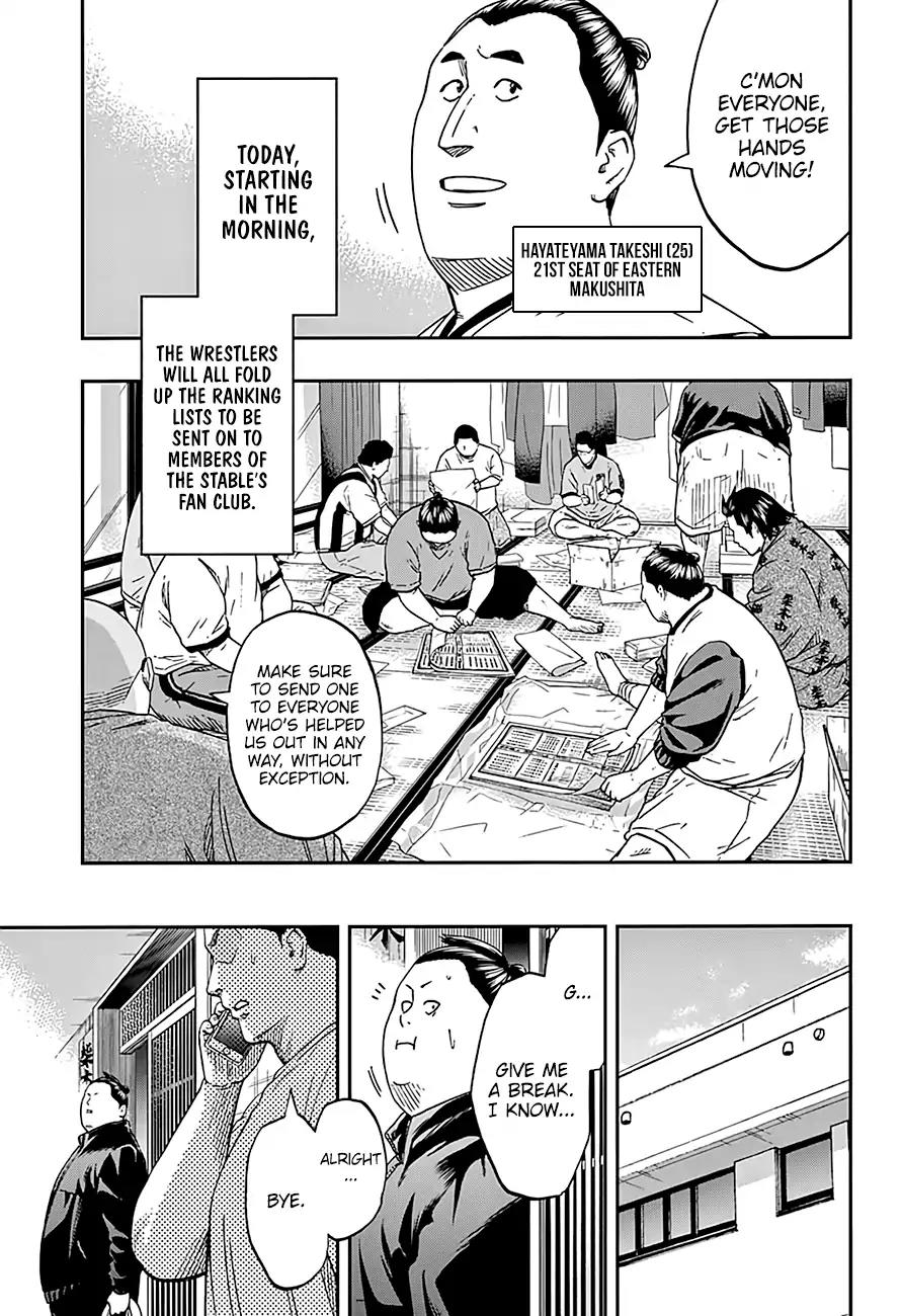Hinomaru Zumou Chapter 190 page 5 - Chapter 190: Rankings Announced