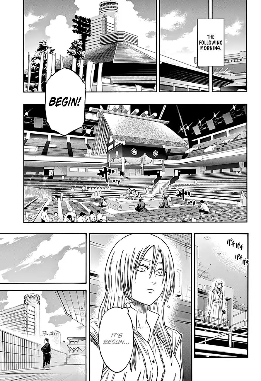 Hinomaru Zumou Chapter 192 page 14 - Chapter 192: The September Tournament Begins!!
