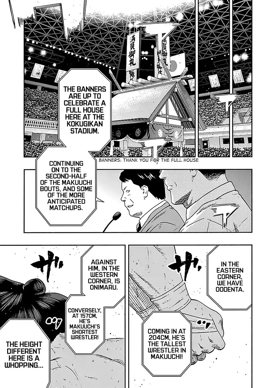 Hinomaru Zumou Chapter 192 page 18 - Chapter 192: The September Tournament Begins!!