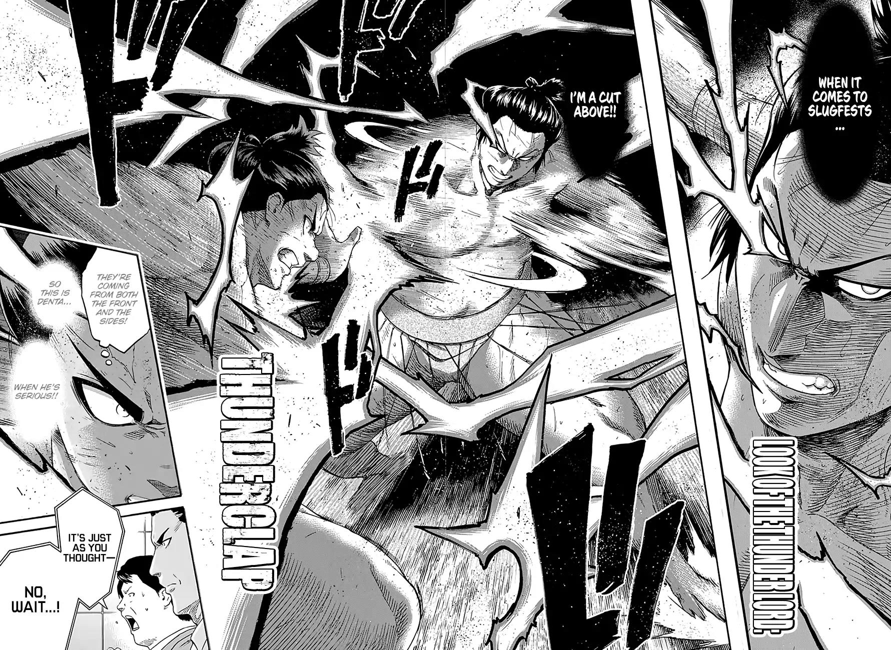 Hinomaru Zumou Chapter 193 page 10 - Chapter 193: Onimaru Kunitsuna VS. Oodenta Mitsuyo, Rematch