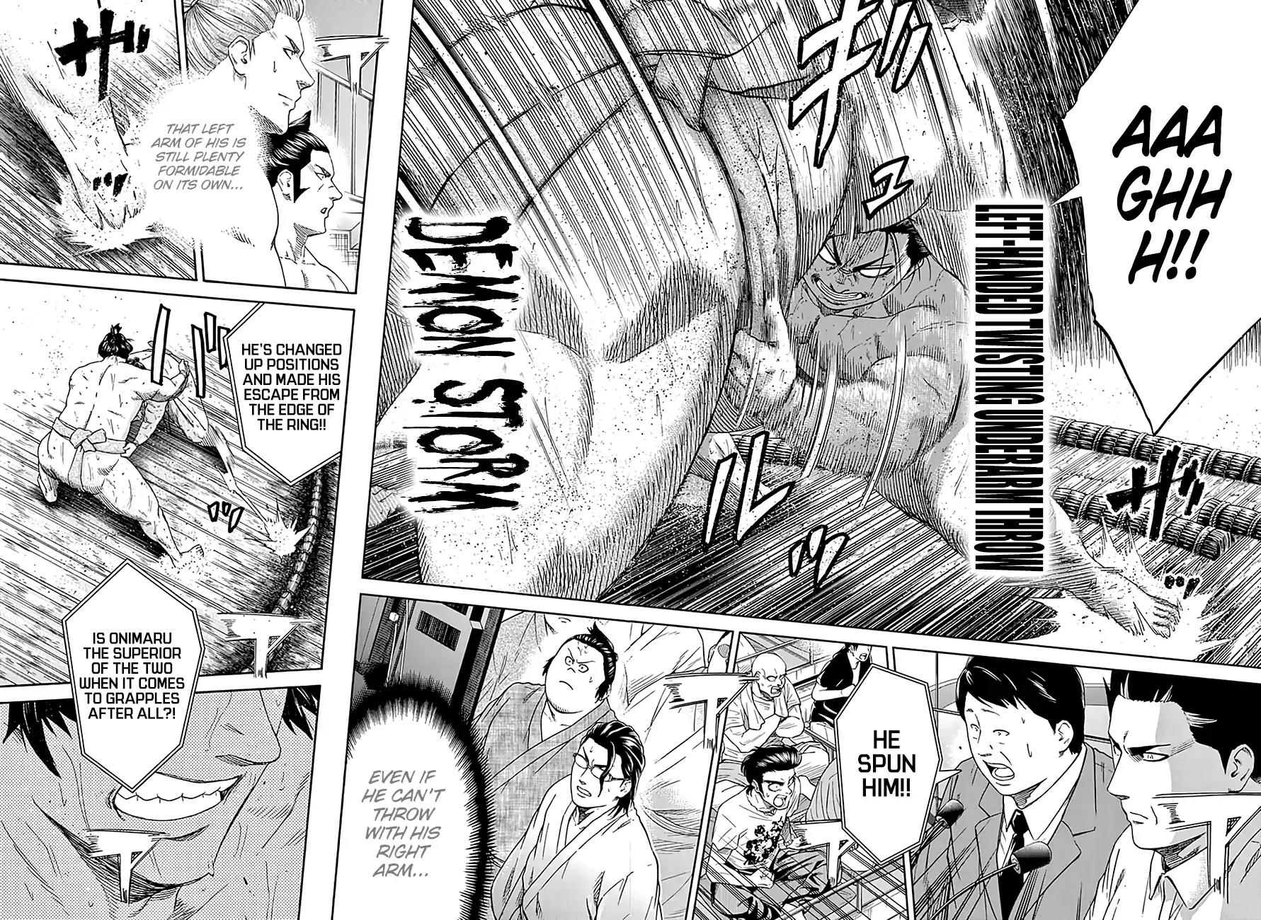 Hinomaru Zumou Chapter 195 page 3 - Chapter 195: Onimaru Kunitsuna VS. Oodenta Mitsuyo, Flash