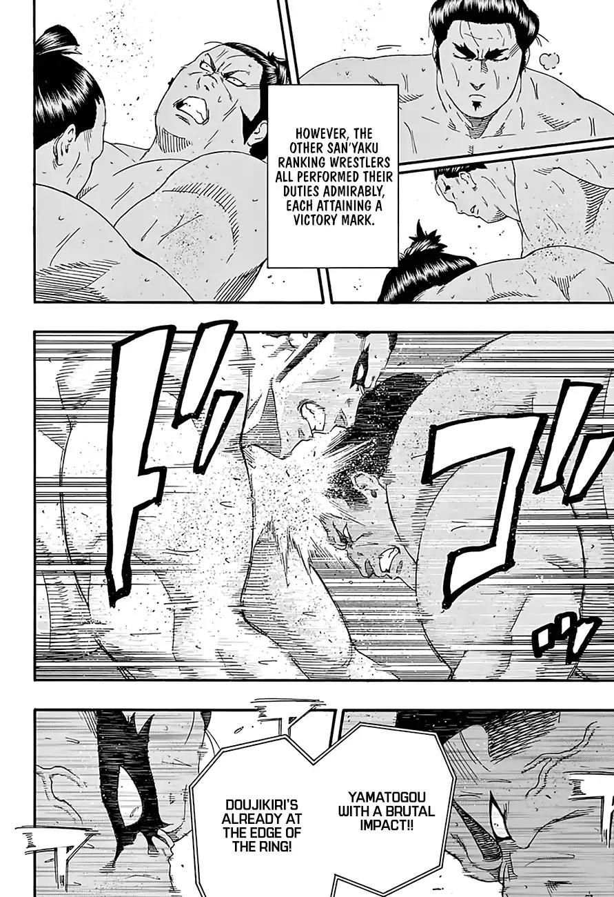 Hinomaru Zumou Chapter 197 page 11 - Chapter 197: Onimaru Kunitsuna VS. Oodenta Mitsuyo, Conclusion