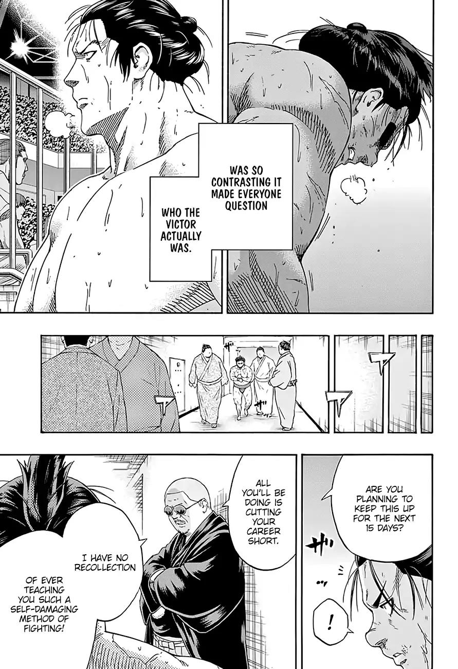 Hinomaru Zumou Chapter 197 page 8 - Chapter 197: Onimaru Kunitsuna VS. Oodenta Mitsuyo, Conclusion