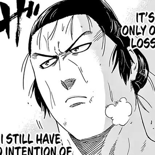 Hinomaru Zumou Chapter 197: Onimaru Kunitsuna VS. Oodenta Mitsuyo, Conclusion cover