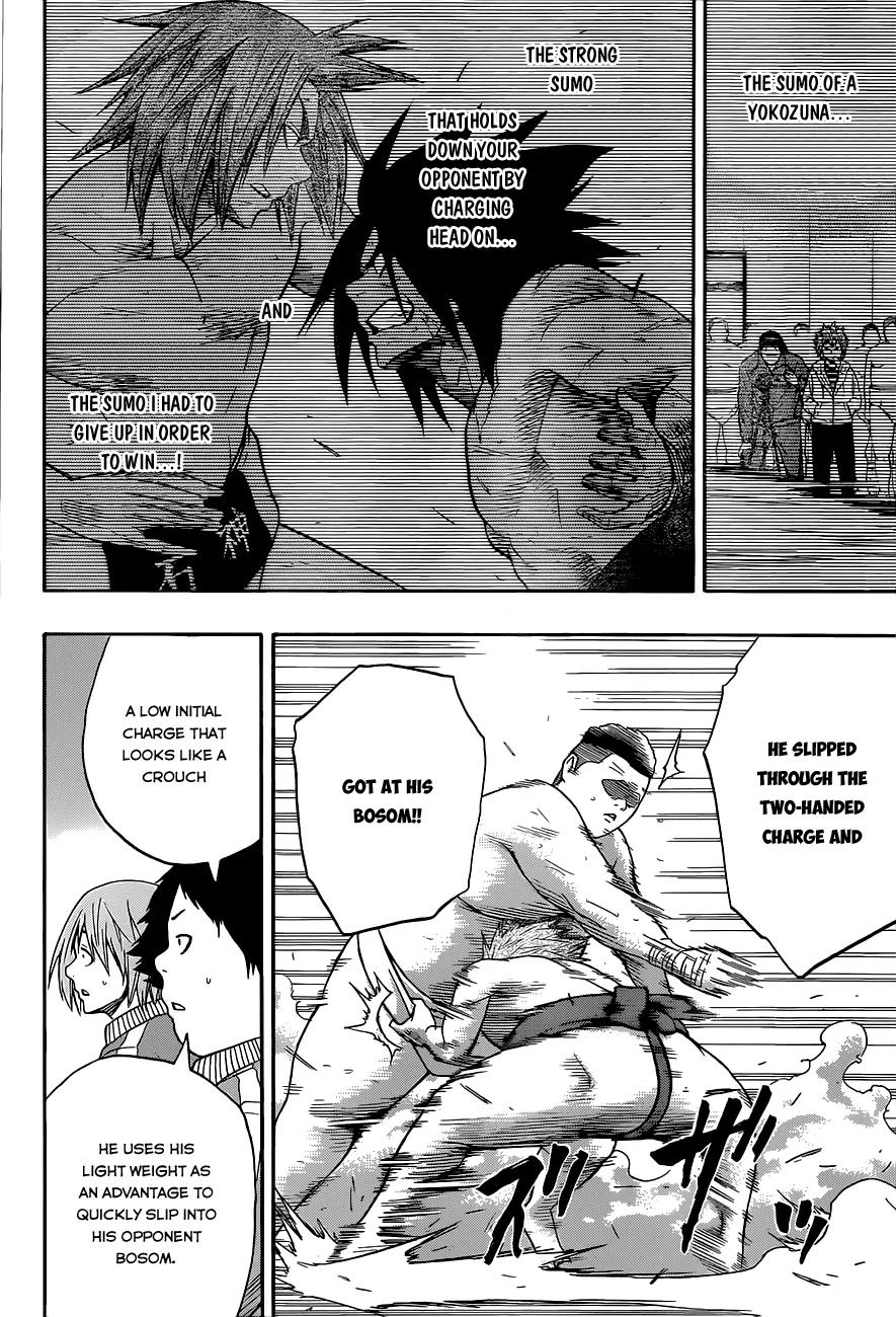 Hinomaru Zumou Chapter 20 page 11 - Chapter 20: The two men with small stature and their two answers