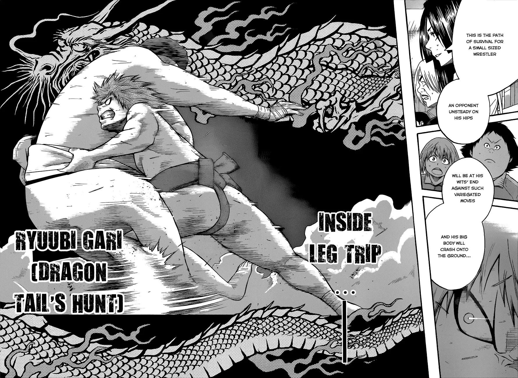 Hinomaru Zumou Chapter 20 page 13 - Chapter 20: The two men with small stature and their two answers