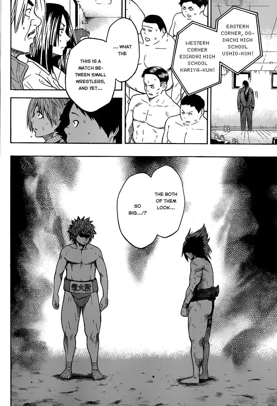 Hinomaru Zumou Chapter 20 page 16 - Chapter 20: The two men with small stature and their two answers