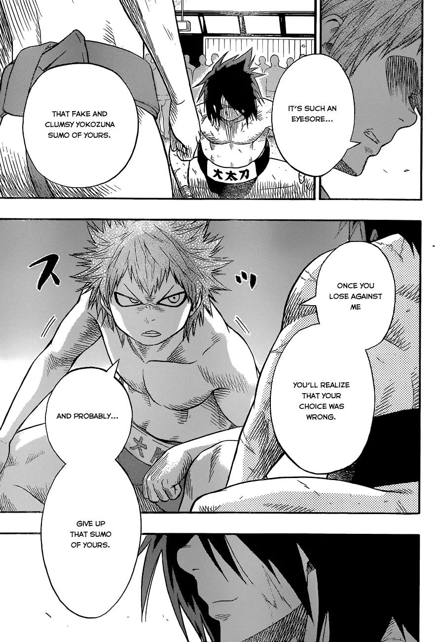 Hinomaru Zumou Chapter 20 page 17 - Chapter 20: The two men with small stature and their two answers