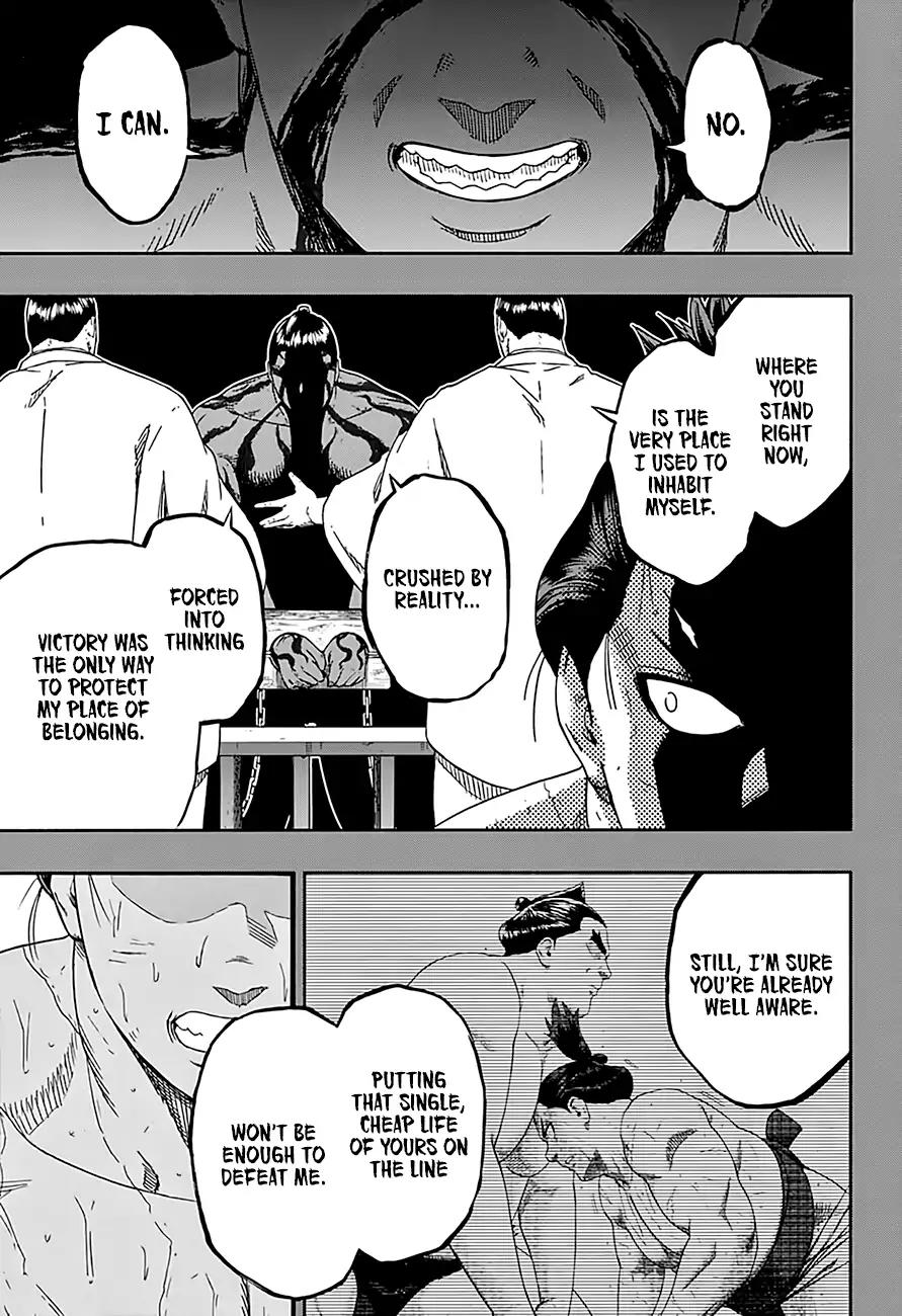 Hinomaru Zumou Chapter 200 page 9 - Chapter 200: Jinou And The Defendant, Onimaru Kunitsuna