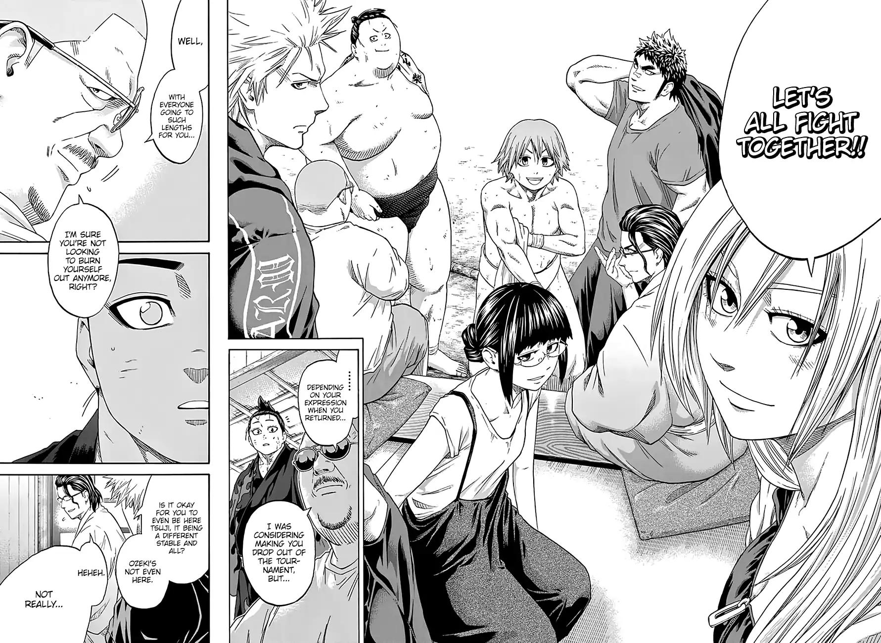 Hinomaru Zumou Chapter 205 page 17 - Chapter 205