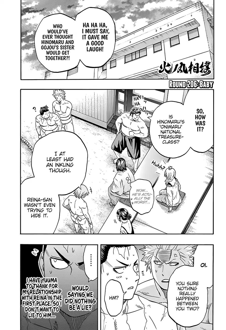 Hinomaru Zumou Chapter 206 page 2 - Chapter 206