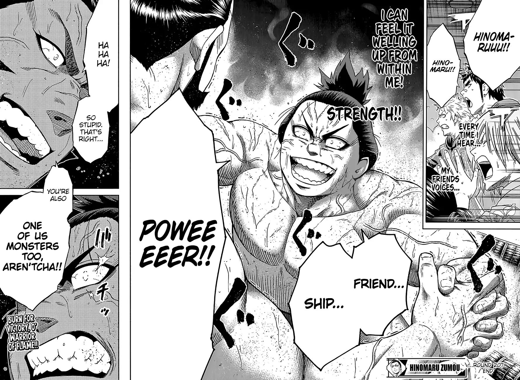 Hinomaru Zumou Chapter 207 page 19 - Chapter 207