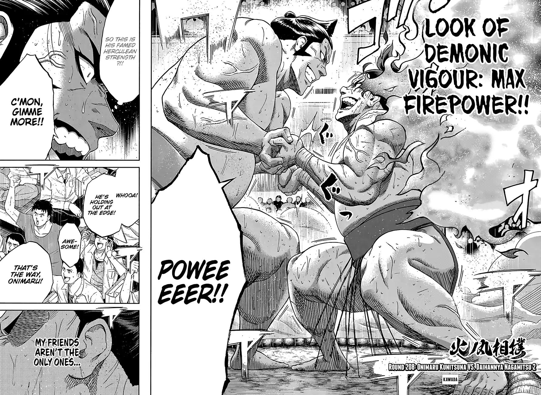 Hinomaru Zumou Chapter 208 page 3 - Chapter 208