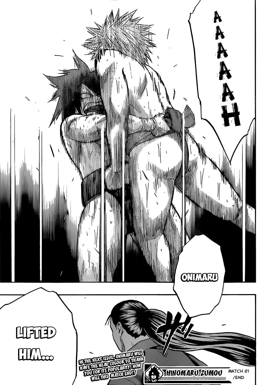 Hinomaru Zumou Chapter 21 page 19 - Chapter 21: Their Strength