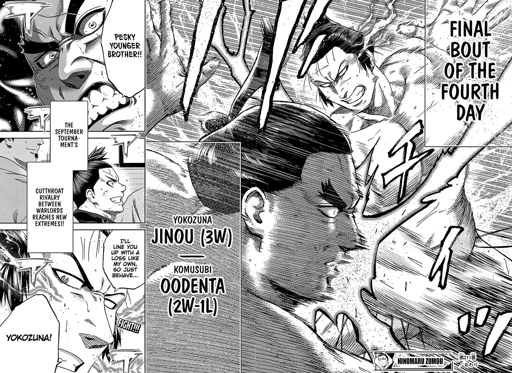 Hinomaru Zumou Chapter 211 page 21 - Chapter 211