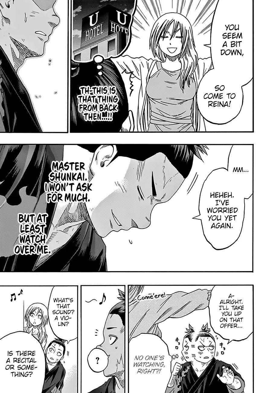 Hinomaru Zumou Chapter 213 page 10 - Chapter 213: Onimaru Kunitsuna VS. Kinkaizan Hayato