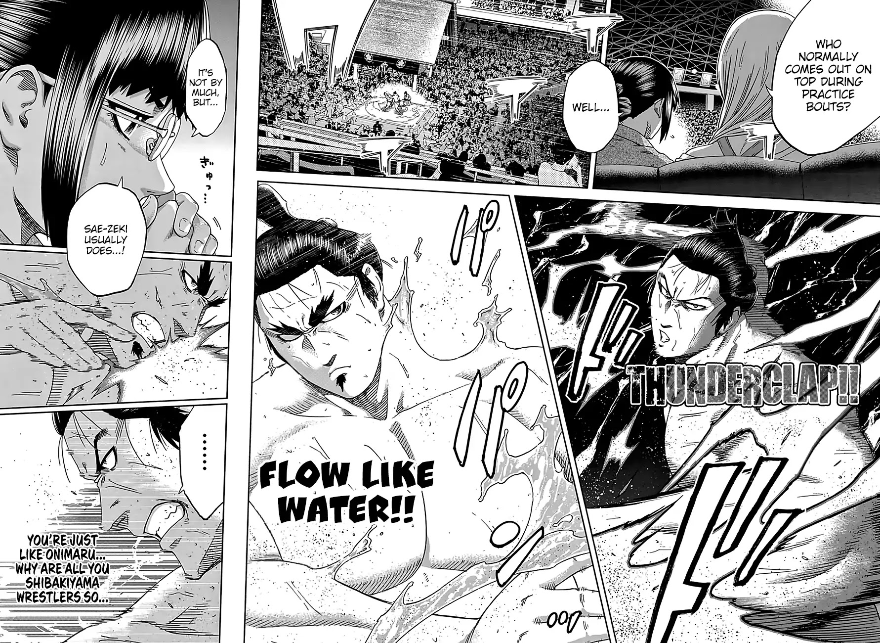 Hinomaru Zumou Chapter 214 page 3 - Chapter 214: Onimaru Kunitsuna VS. Kinkaizan Hayato 2