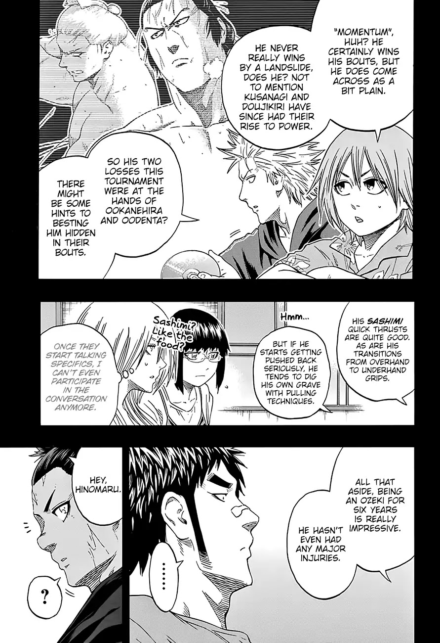Hinomaru Zumou Chapter 214 page 9 - Chapter 214: Onimaru Kunitsuna VS. Kinkaizan Hayato 2