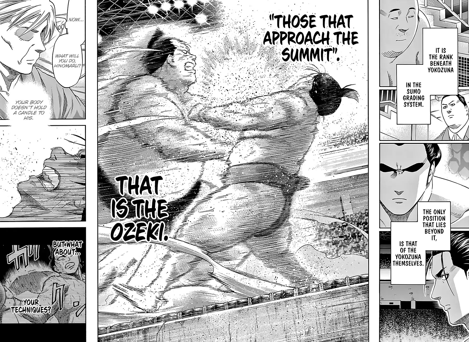 Hinomaru Zumou Chapter 215 page 15 - Chapter 215: Onimaru Kunitsuna VS. Kinkaizan Hayato 3