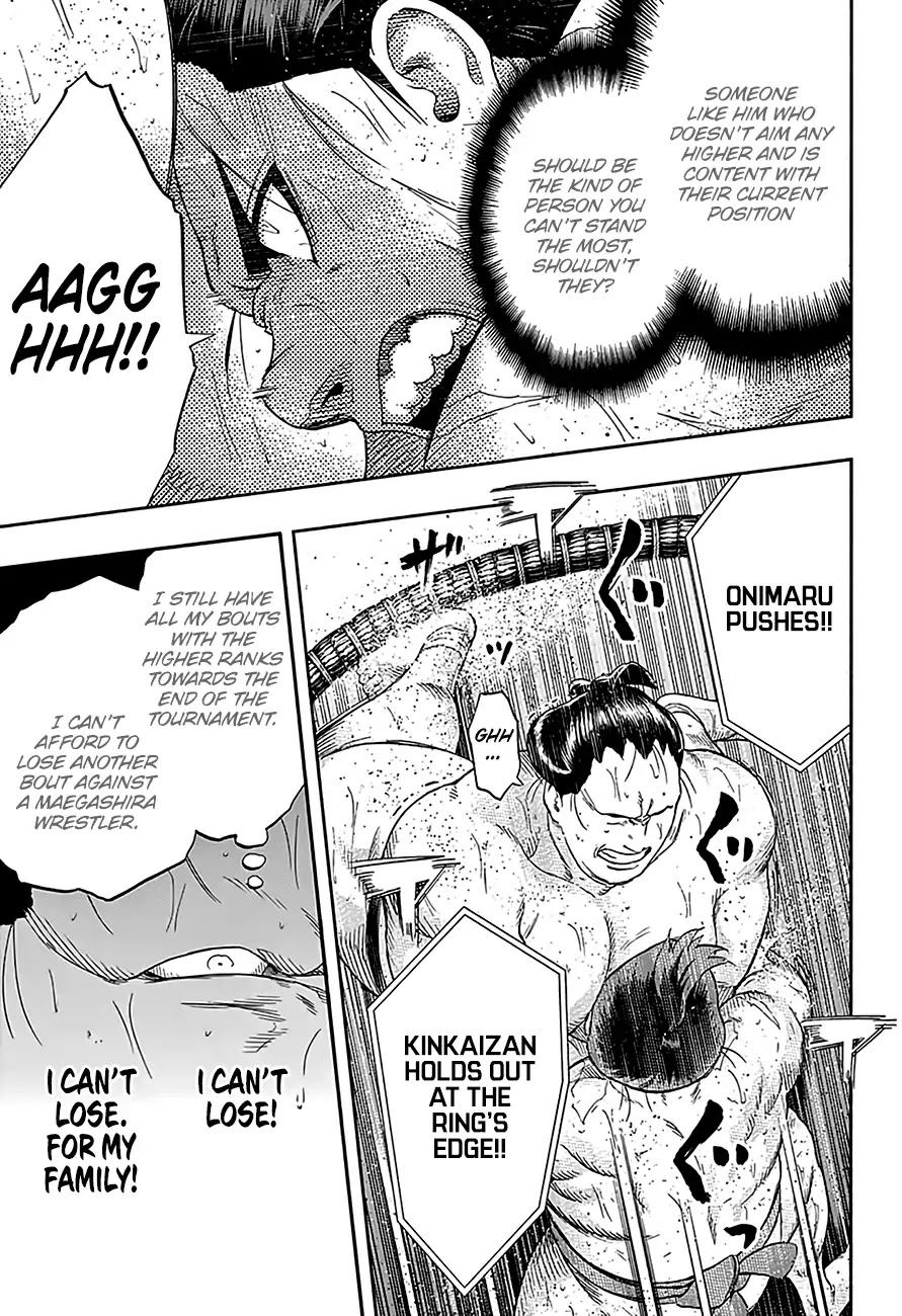 Hinomaru Zumou Chapter 215 page 9 - Chapter 215: Onimaru Kunitsuna VS. Kinkaizan Hayato 3