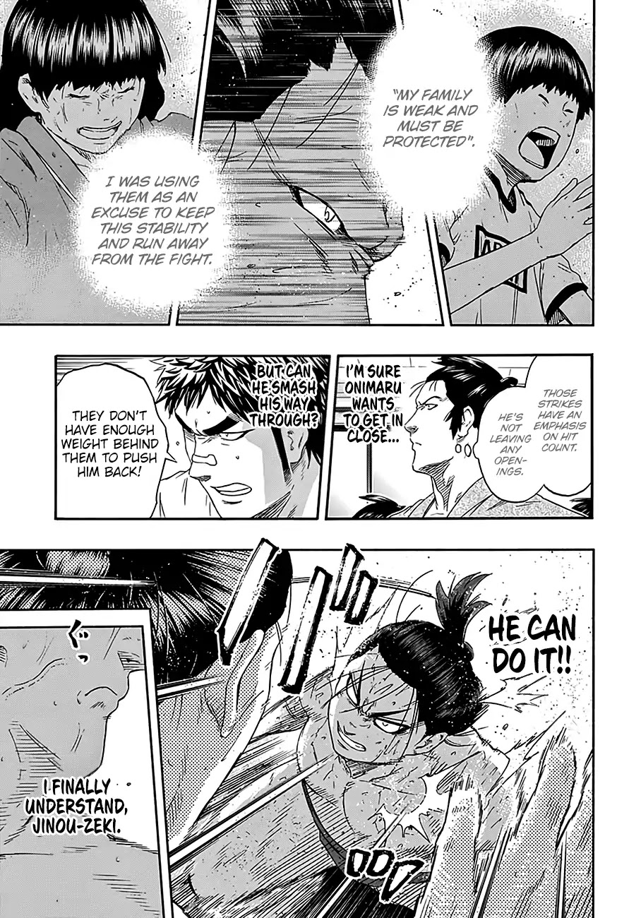 Hinomaru Zumou Chapter 216 page 10 - Chapter 216: An Ozeki at His Best