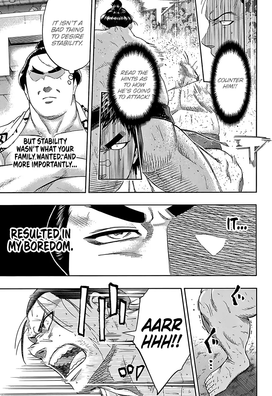Hinomaru Zumou Chapter 216 page 12 - Chapter 216: An Ozeki at His Best