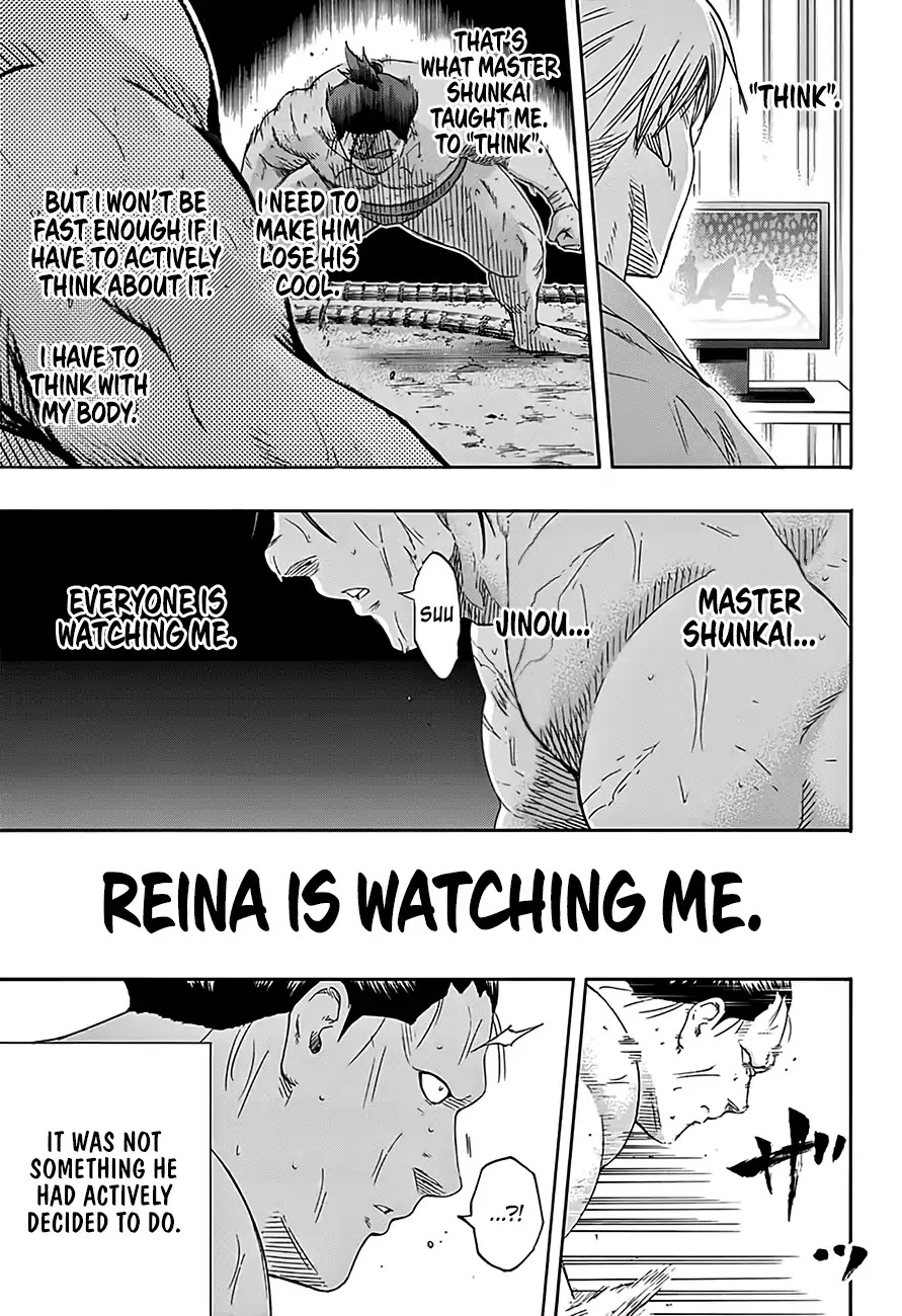 Hinomaru Zumou Chapter 216 page 15 - Chapter 216: An Ozeki at His Best