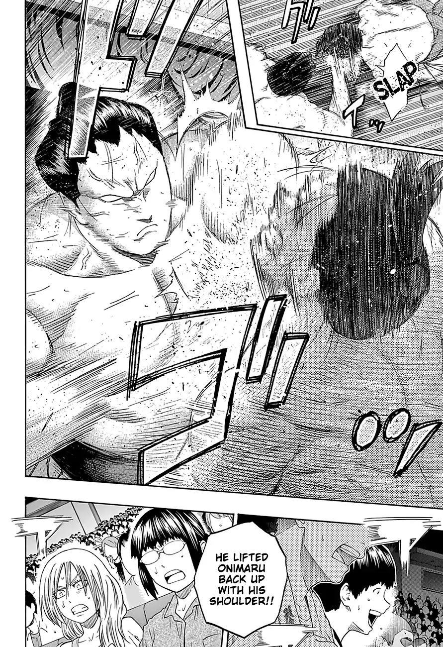 Hinomaru Zumou Chapter 216 page 5 - Chapter 216: An Ozeki at His Best