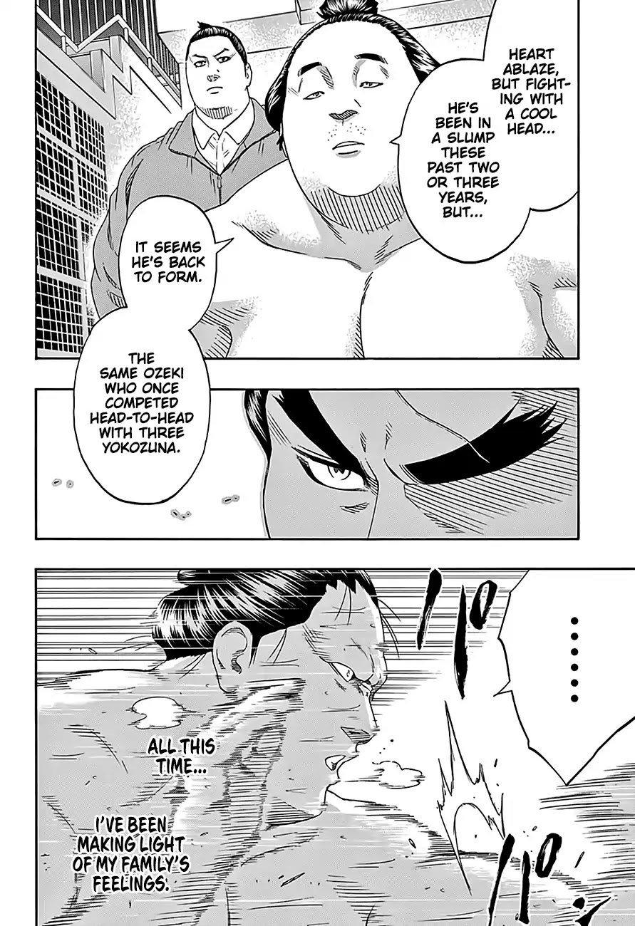 Hinomaru Zumou Chapter 216 page 9 - Chapter 216: An Ozeki at His Best