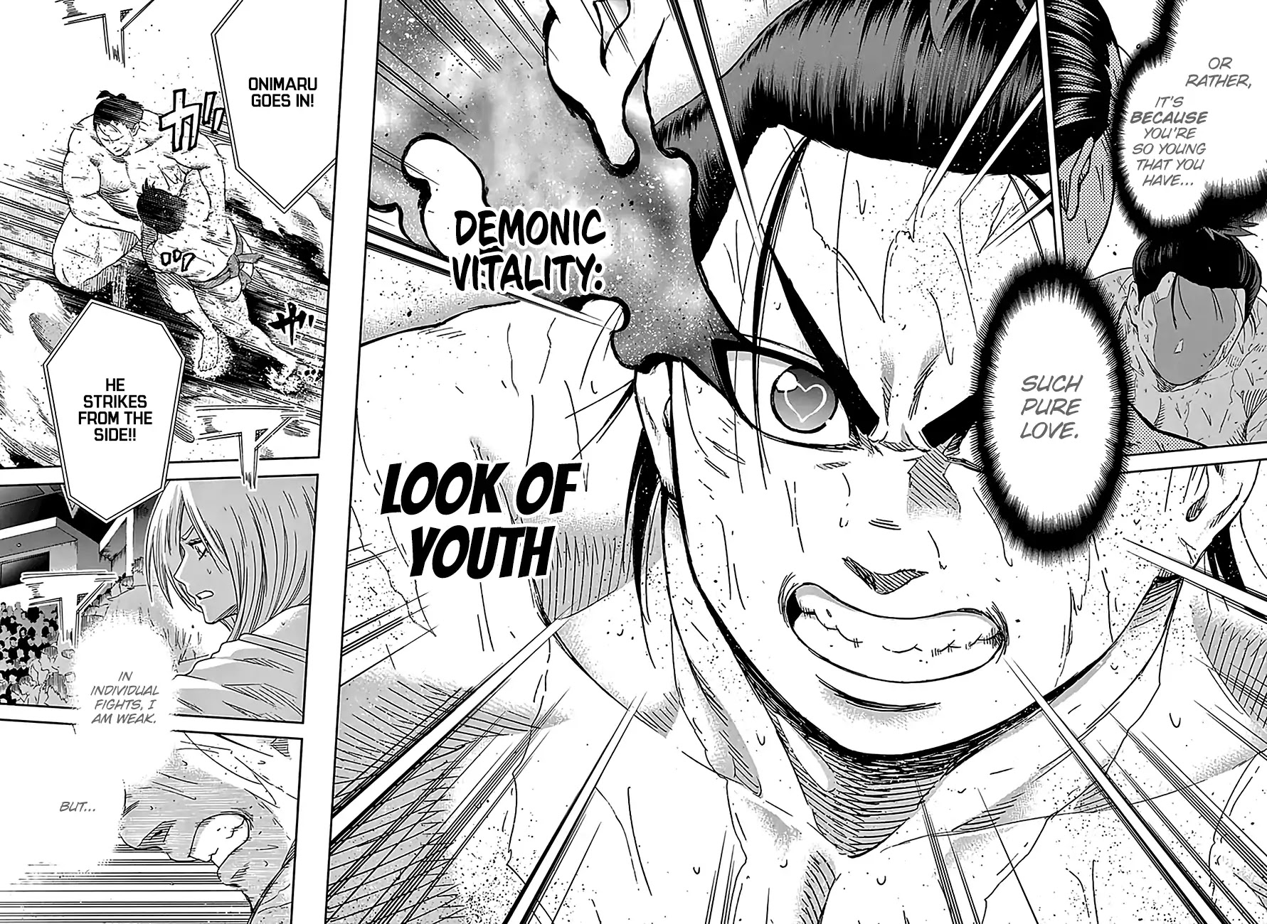 Hinomaru Zumou Chapter 217 page 11 - Chapter 217: Shape of Love