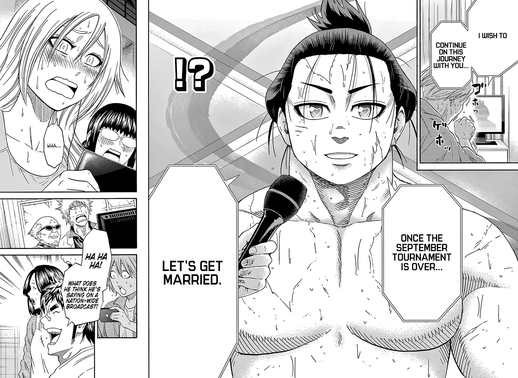 Hinomaru Zumou Chapter 218 page 11 - Chapter 218: The Ripples of Victory