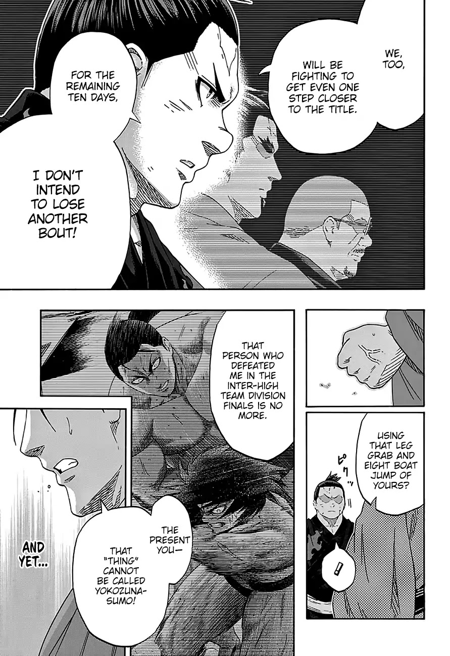 Hinomaru Zumou Chapter 218 page 17 - Chapter 218: The Ripples of Victory