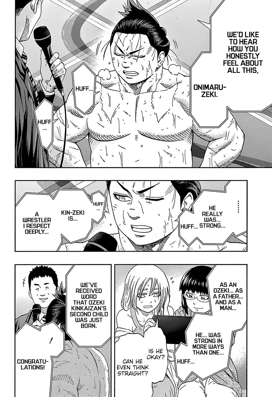 Hinomaru Zumou Chapter 218 page 9 - Chapter 218: The Ripples of Victory