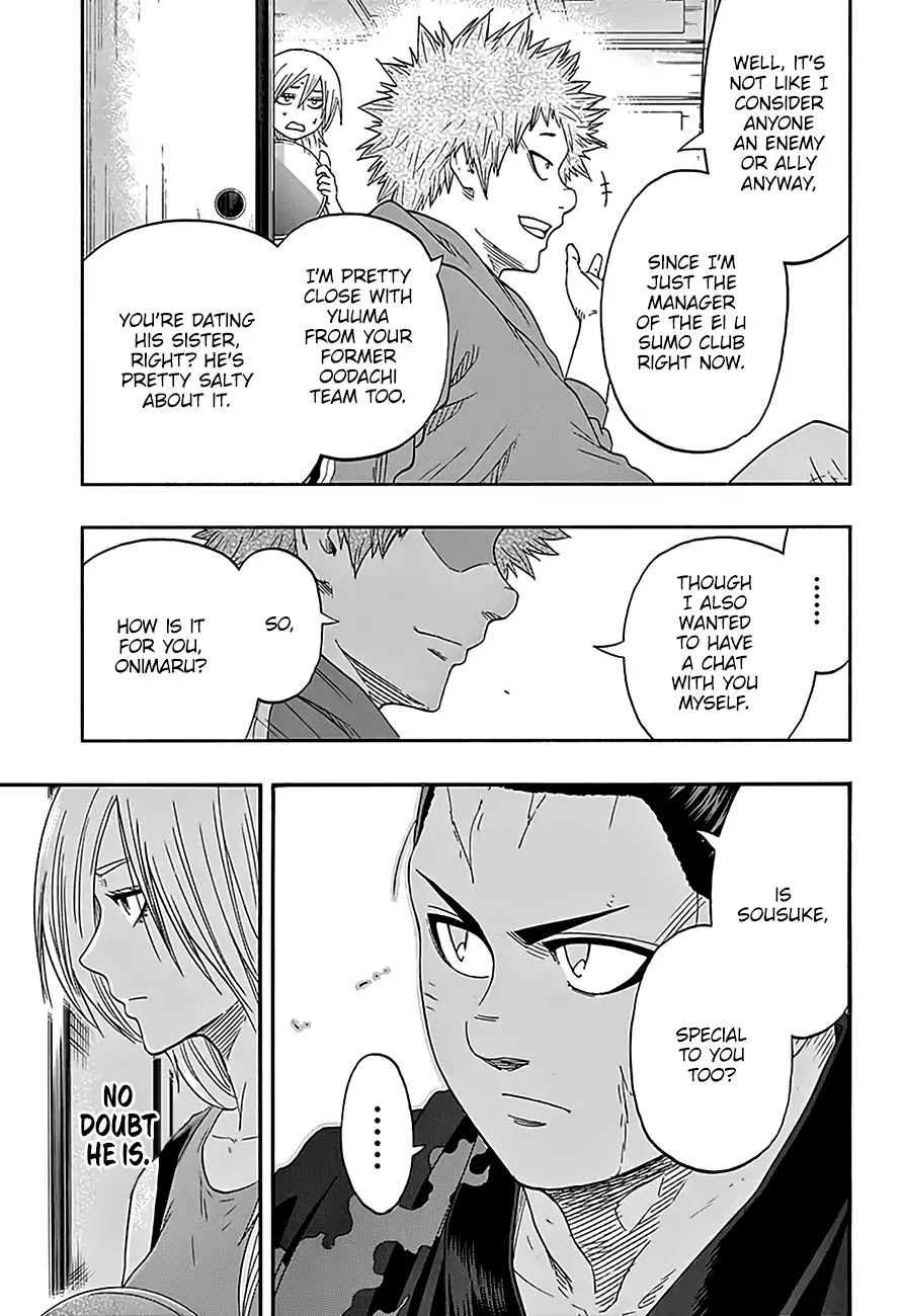 Hinomaru Zumou Chapter 219 page 10 - Chapter 219: Onimaru Kunitsuna VS. Kusanagi Sword, Take Three