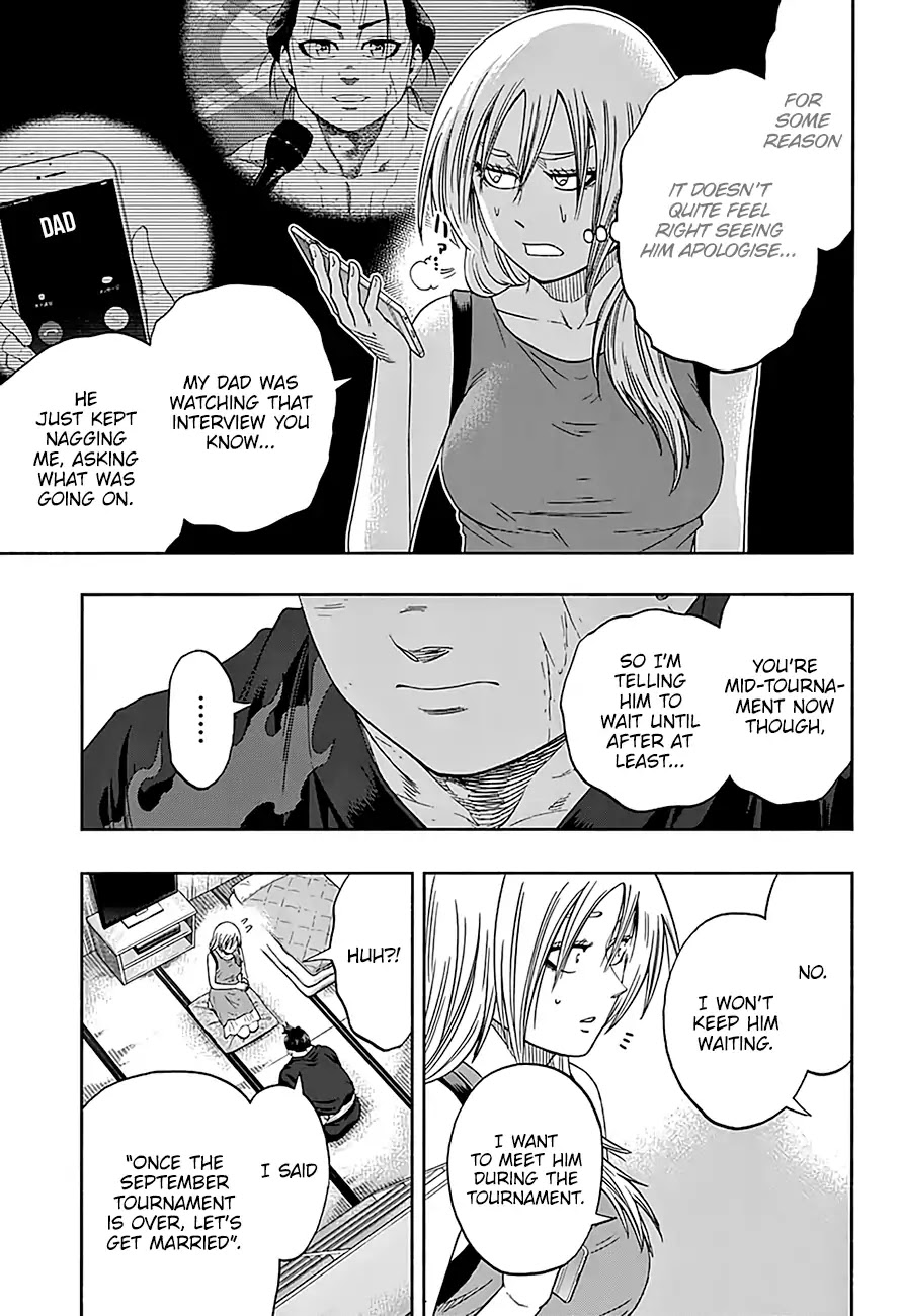 Hinomaru Zumou Chapter 219 page 4 - Chapter 219: Onimaru Kunitsuna VS. Kusanagi Sword, Take Three