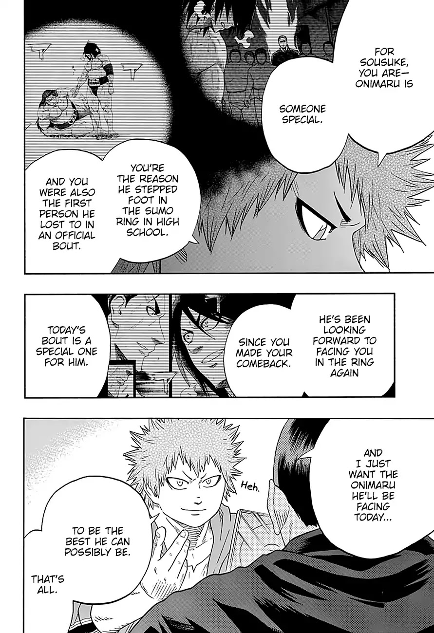 Hinomaru Zumou Chapter 219 page 9 - Chapter 219: Onimaru Kunitsuna VS. Kusanagi Sword, Take Three