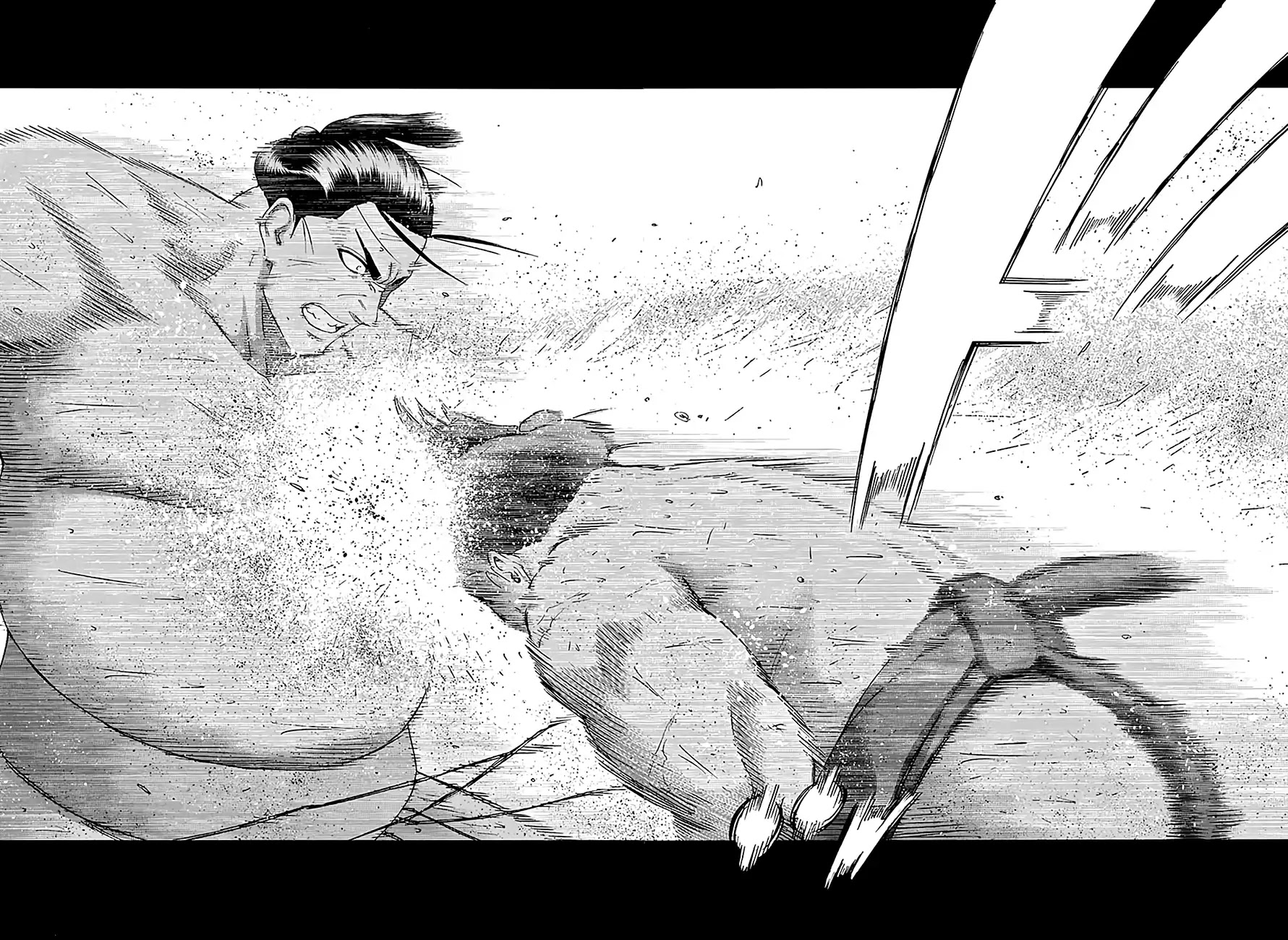 Hinomaru Zumou Chapter 221 page 16 - Chapter 221: Onimaru Kunitsuna VS. Kusanagi Sword, Parting