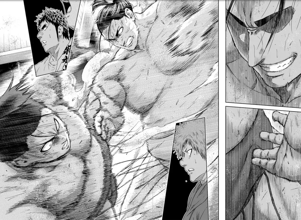 Hinomaru Zumou Chapter 222 page 12 - Chapter 222: Onimaru Kunitsuna VS Kusanagi Sword, Confrontation