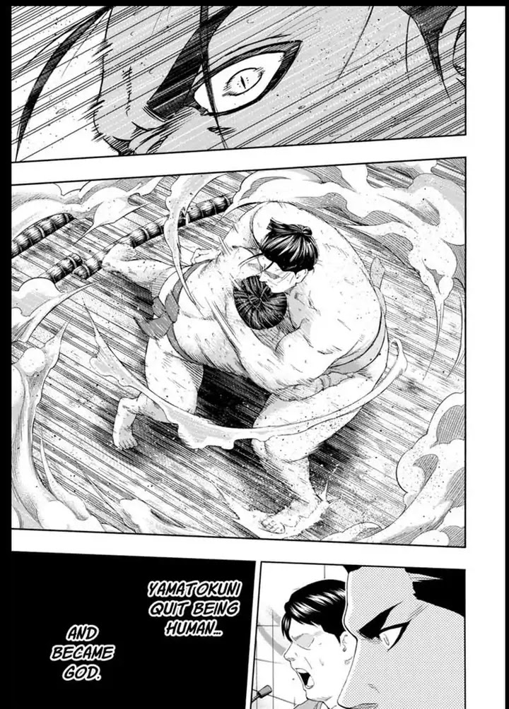 Hinomaru Zumou Chapter 223 page 11 - Chapter 223: Onimaru Kunitsuna VS Kusanagi Sword, Evolution