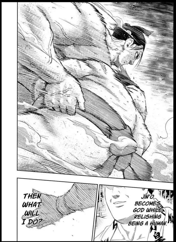 Hinomaru Zumou Chapter 223 page 12 - Chapter 223: Onimaru Kunitsuna VS Kusanagi Sword, Evolution