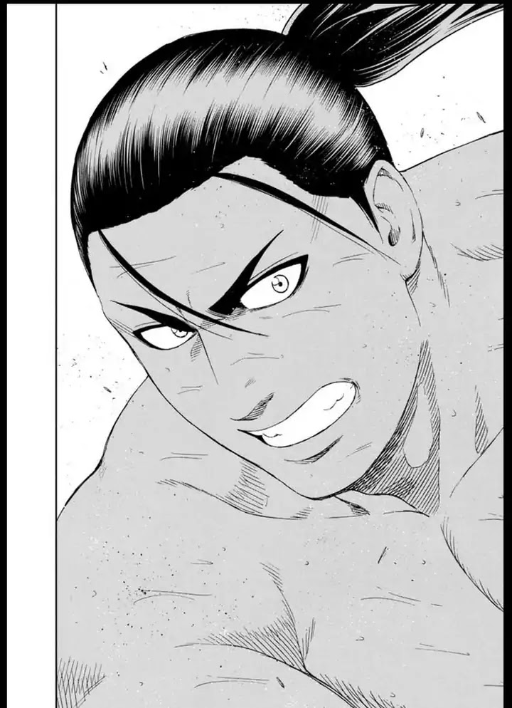 Hinomaru Zumou Chapter 223 page 16 - Chapter 223: Onimaru Kunitsuna VS Kusanagi Sword, Evolution