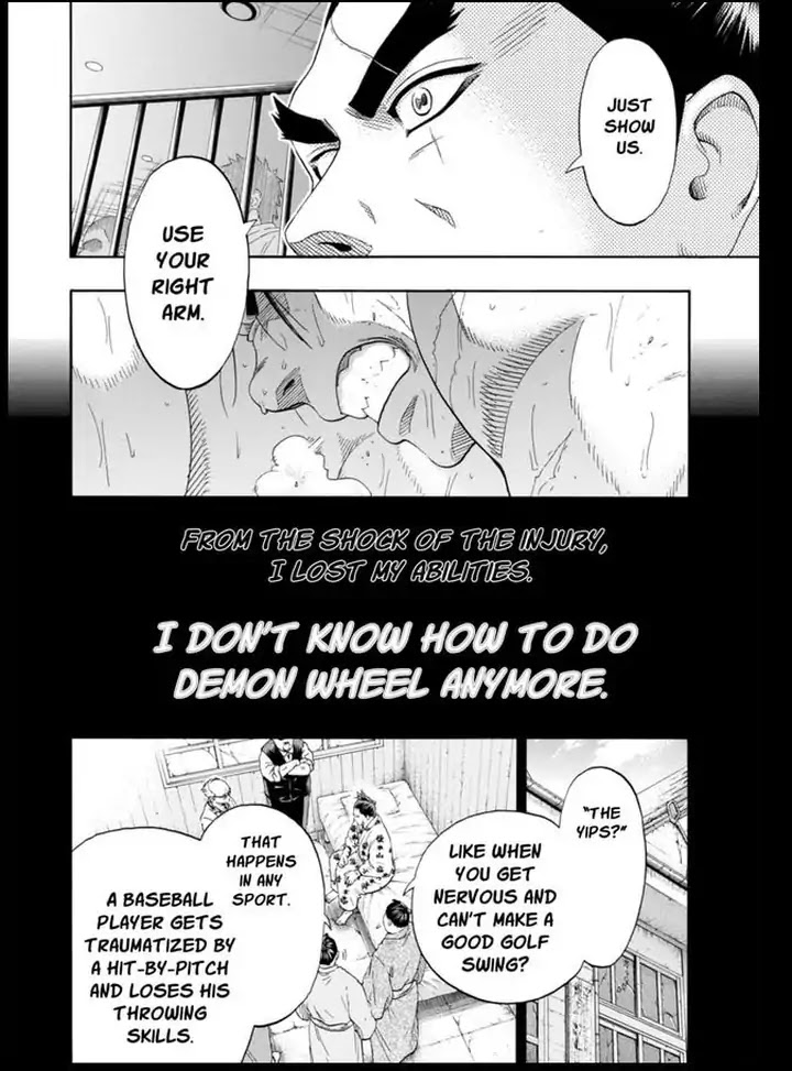 Hinomaru Zumou Chapter 223 page 8 - Chapter 223: Onimaru Kunitsuna VS Kusanagi Sword, Evolution